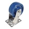 Vestil Solid Polyurethane Swivel Caster 5 In. Diameter x 2 In. Width 1000 Lb. Capacity Dark Blue CST-F-SS-5X2SP-S - alternate 4
